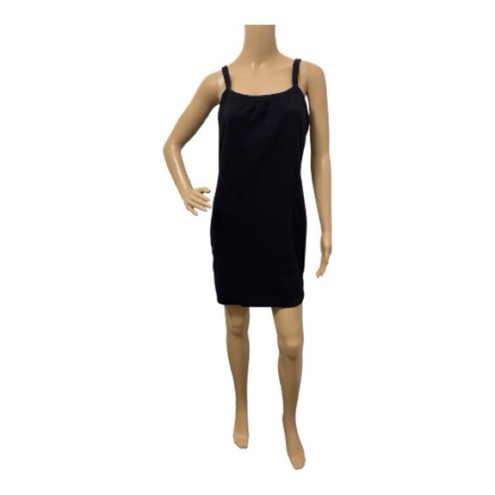 Wild Fable Women's Black Knitting Short Dress, Large.